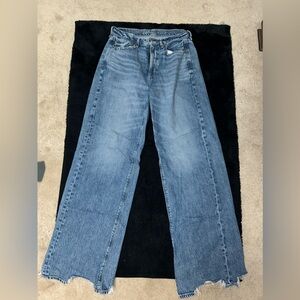 American Eagle women’s dreamy drape baggy wide leg jeans